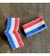 Etiquettes drapeaux tricolore 100% coton bio